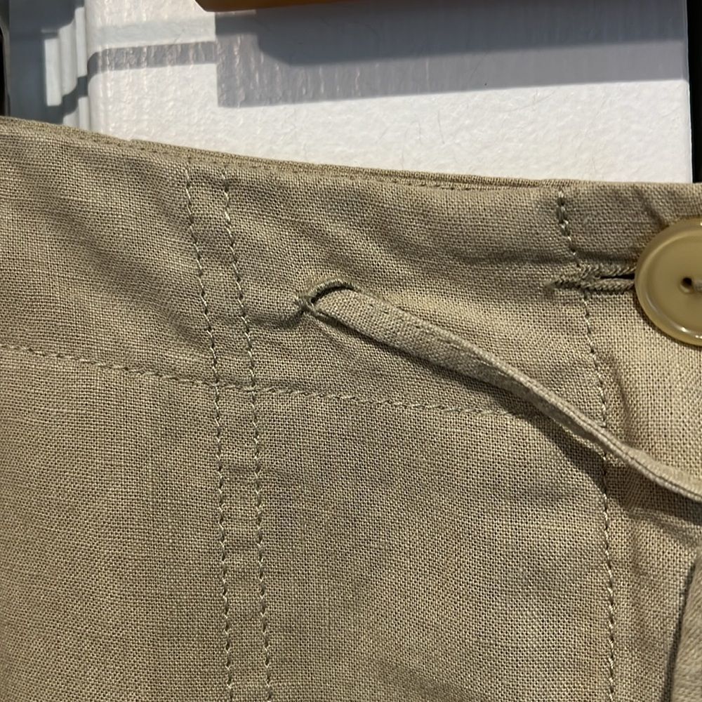 Vanilla || Tan Linen Blend Maxi Skirt Size 40 EU Size (M-L) US - Picture 4 of 14
